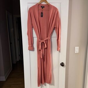 Express Coral Knit Cardigan